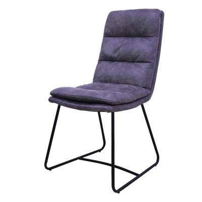 China Modern design hot sales fashionable home furniture fancy stackable morden PU leather dining room dining chair. for sale