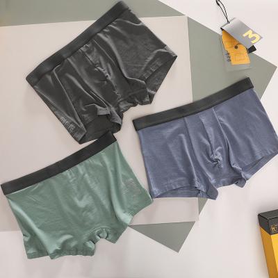 China Medium-Waisted Youth Men's Viable Multi Modal Colors Fashion Boxers Briefs Cool Comfortable Underpants for sale