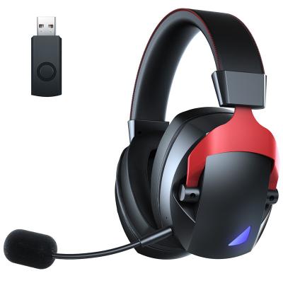 China Detachable Custom Wireless Gaming Earphone GT-100 Earphone 2.4G OEM Wireless Headset MIC with Adjustable Metal Ear Cup for sale