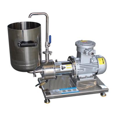 China Liquid With Suspended Solids Explosion Proof Lab In High Line Shear Food Grade Homogenizer Emulsifier Explosive Proof Mixer for sale