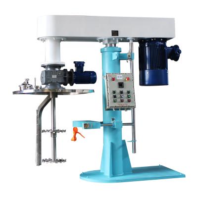 China Liquid With Solids Frequency Control Suspended Hydraulic High Speed ​​Disperser Mixer With Scraper for sale