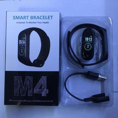 China 2020 New Arrival M4 Bestselling Smart Watch Wristband Touch Screen Heart Rate Monitor Android Sports Custom Smart Bracelet Men Women for sale