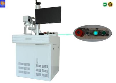 China CNC Control Optical Automatic Laser Marking Machine30 Watt For Anminal Ear Tags for sale