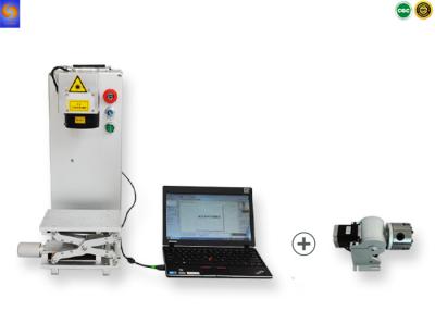 China Mini máquina de la marca del laser de la fibra del metal/del no metal, máquina de grabado portátil del laser en venta