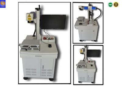 China Desktop 3D Color MOPA Laser Marking Machine 20/30W For Stainless Steel Engraving for sale