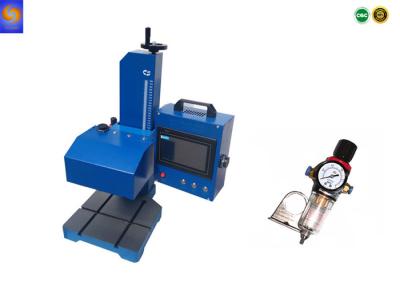 China LCD Control Rotary Pneumatic Engraving Machine , Dot Peen Marking Systems for sale