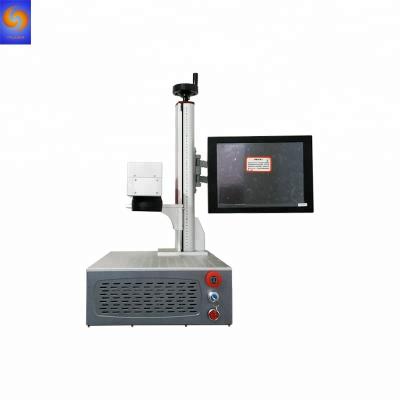 China Portable mini laser marker 10W 20W 30W 50W fiber laser marking machine low price for sale