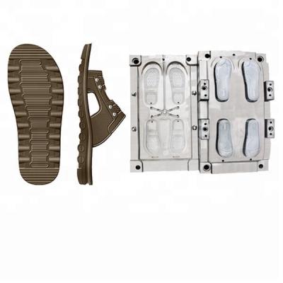 China 1 aluminum mold 2 pairs of EVA slipper making machine for sale