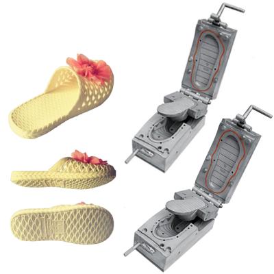 China Aluminum Lady PVC Slipper Airblowing Shoe Mold Maker for sale