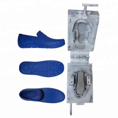 China Aluminum PVC Slipper Airblowing Shoe Making Mold for sale