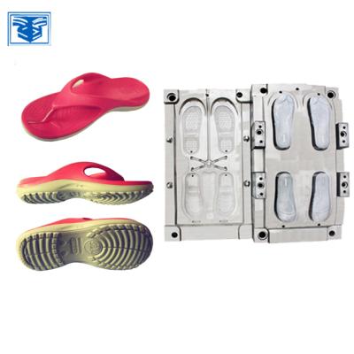 China Aluminum EVA Two Colo Crocs Lady Slipper Shoes Mold for sale