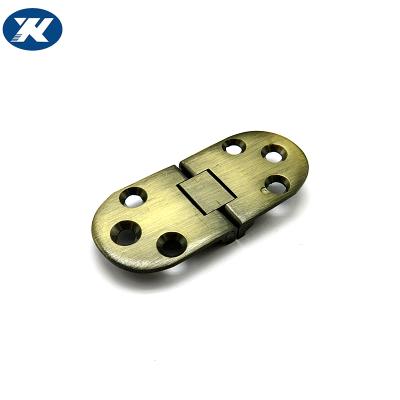 China 180 Degree Modern Round Head Small Brass Folding Table Flap Hinge for sale