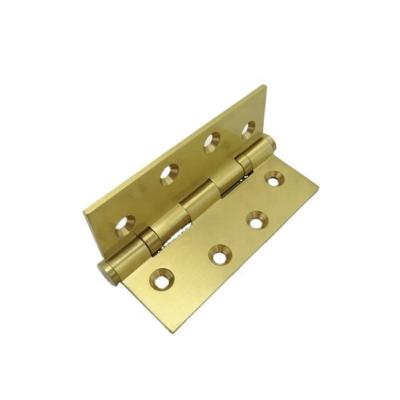 China Modern Pure Brass Hardware 2BB Polish Door Hinge For Wooden Door And Kitchen for sale