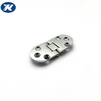 China Modern Machine Cut Door Hinge Furniture Kitchen Cabinet Folding Table Brass/Zinc Alloy 71x30x2.5mm Soft Narrow Hinges for sale