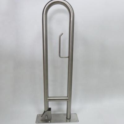 China Stainless Steel Modern Bathroom Disabled Handicap Toilet Folding Grab Bars for sale