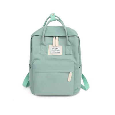 China New Pattern Nylon Backpack Girls Color Match Literature Waterproof Travel Tote School Custom Backpack for sale