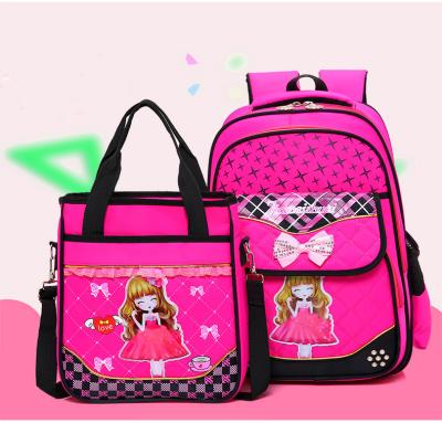 China 2019 New Design High Quality Custom Hot Selling Cute Fashion Trolley Bag Waterproof For Princess Trolley School Bags School Children for sale