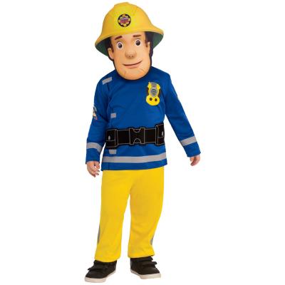 China Polyester Firefighter Sam Small Rescue Children Play Performances Dress Up Equipment Kids Halloween Cosplay Costumes for sale