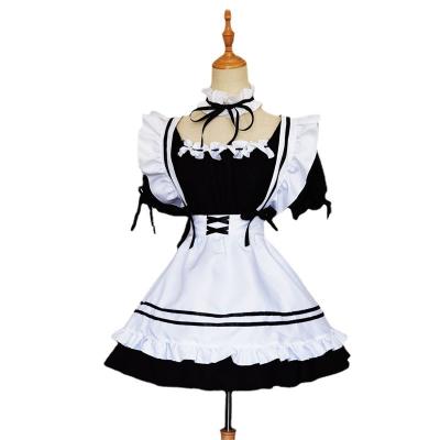 China Polyester 2022 Japanese Cute Show Maid Lolita Maid Costumes Girls Lovely Outfit Dress Clothes Cosplay Costume Animation for sale