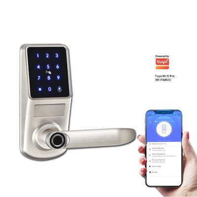 China Professional Manufacturer Smart Door Lock Fingerprint Password WIFI APP Tuya Electronic Door Lock F3F for sale