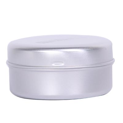 China Embossed aluminium jar, aluminium tin for lip balm,cream,wax,butter,groom,samples,tea for sale