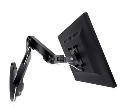 China Bestand Aluminum Alloy High Quality Single Monitor Wall Mount Articulating Monitor Bracket for sale