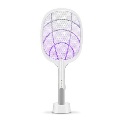 China Viable Rechargeable Electric Mosquito Killer Insect Zapper Fly Swatter Mosquito Racket Best for sale