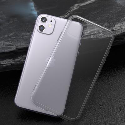 China Waterproof For iPhone 11 Soft TPU Phone Case Transparent Back Cover Case for sale