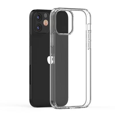 China Shockproof For New iPhone 13 TPU Clear Shockproof + Thin Acrylic Phone Case Back Cover Wholesale Only 1.5mm for sale