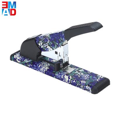 China Cheap jumbo durable mertal 100 sheets manual printed metal factory supplier office heavy duty stapler for sale