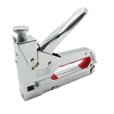 China DIY Quality Frame Nail GS Hand Stapler Manual Gun Wire Duty Wood Furniture Staple Heavy Duty 1 Staple 4-14mm for sale