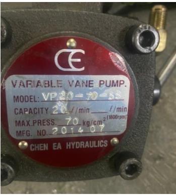 China Other New Taiwan Province CE Oil Pump Hydraulic Pump CHEN ea HYDRAULIC Vane Pump VP15-70 VP20-70 for sale