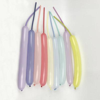 China Factory Direct Magic Party Balloons 1.8g Colorful Latex Long Balloons Children's Toy Party Decorations Macarons Long Balloons for sale