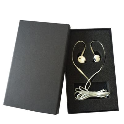 China High Quality Recyclable Earphone Cardboard Packaging Boxes Data Cable Electronic Products World Cover Paper Box for sale