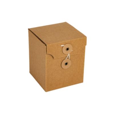 China Recycled Materials Kraft Paper Box Food Printing Kraft Paper Wine Packaging Box for sale