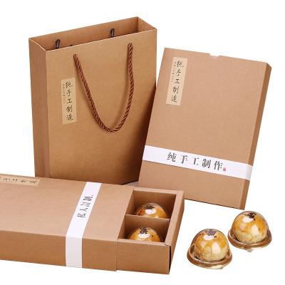 China Recycled Materials Food Catering Square Folding Cupcake Box Packaging Bakery Cardboard Folding Food for sale