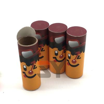 China Recycled Materials 2 Screw Cardboard Custom Color Boxes Open Paper Tube for sale