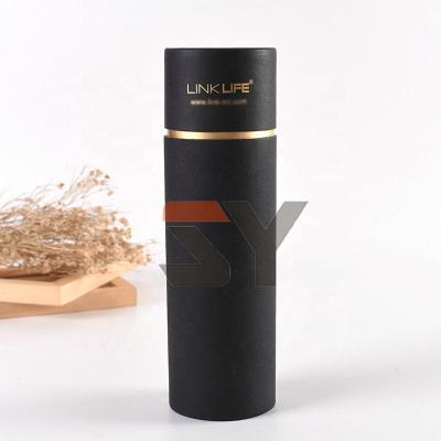 China Custom Materials Cardboard Biodegradable Cylinder Recycled Paper Tube For Clothing Jeans Underwear T-shirt Packaging for sale