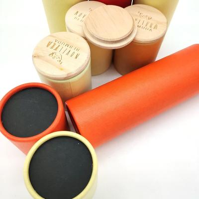 China Handmade Food Grade Packaging Tube Box Tea Storage CMYK Printing Cylinder Paper Tube for sale