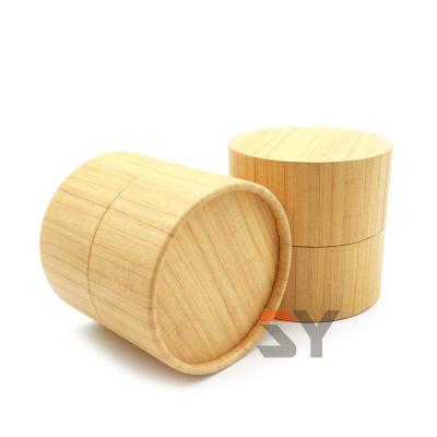 China Recycled Cardboard Materials Biodegradable Packaging Tube Bamboo Cosmetic Container for sale