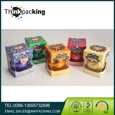 China Custom Recycled Materials Candy Boxes , Eco - Friendly Cookie Boxes , Paper Candy Box for sale