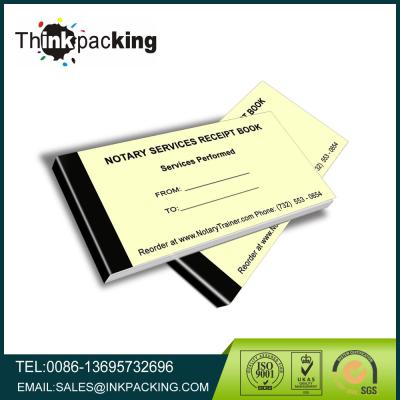 China Promotion custom printed receipt books, cash receipt book, recipe book printing for sale