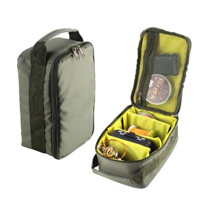 China Waterproof Reel Oxford Fishing Tackle Bag Fishing Reel Organizer Reel Case For Spinning for sale