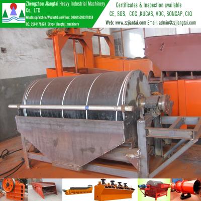 China High Recovery Gauss Rate Heat Resistant Black Gold Slag Iron Magnetic Separator for sale