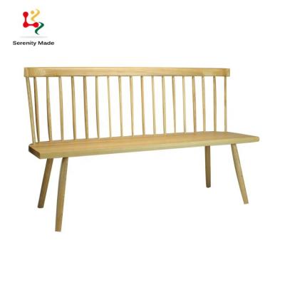 China Contemporary Restorant Style Wooden Bench Strong/Durable Antique Outdoor Leisure Garden for sale