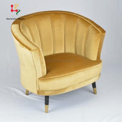 China Removable Cover Restaurant Luxury Wooden Legs Upholstered Furniture Velvet Dining Chairs for sale