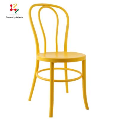 China Super Comfortable Commercial Wood Furniture Chair For Cafe Shop Event Wedding Bentwood Stacking Banquet Dining Chair for sale