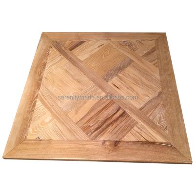 China Durable Modern Square Restaurant Cafe Furniture Veneer Wooden Dining Table Top for sale