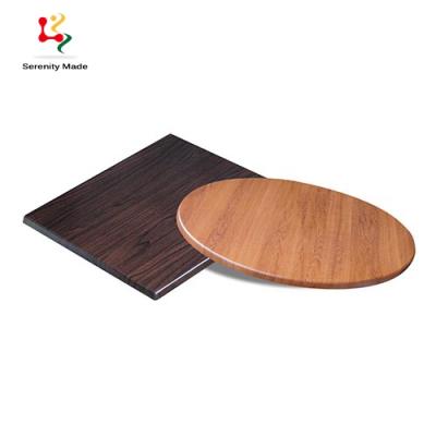 China Wholesale durable solid wood table top for dining room hotel restaurant dining room table wood round table top for sale