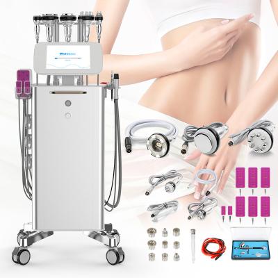 China MYCHWAY 8 in 1 Vacuum RF Diamond Dermabrasion Multipolor BIO Cavitation Weight Loss Slimming Machine for sale